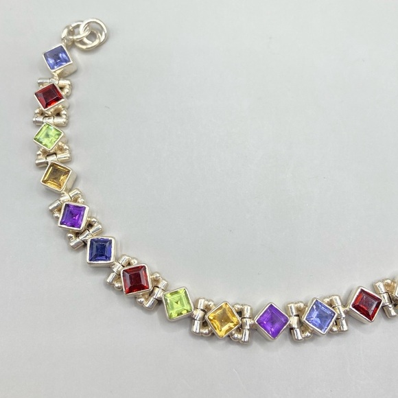 SILPADA Semi-Precious Gemstone Tennis Bracelet - Picture 4 of 10